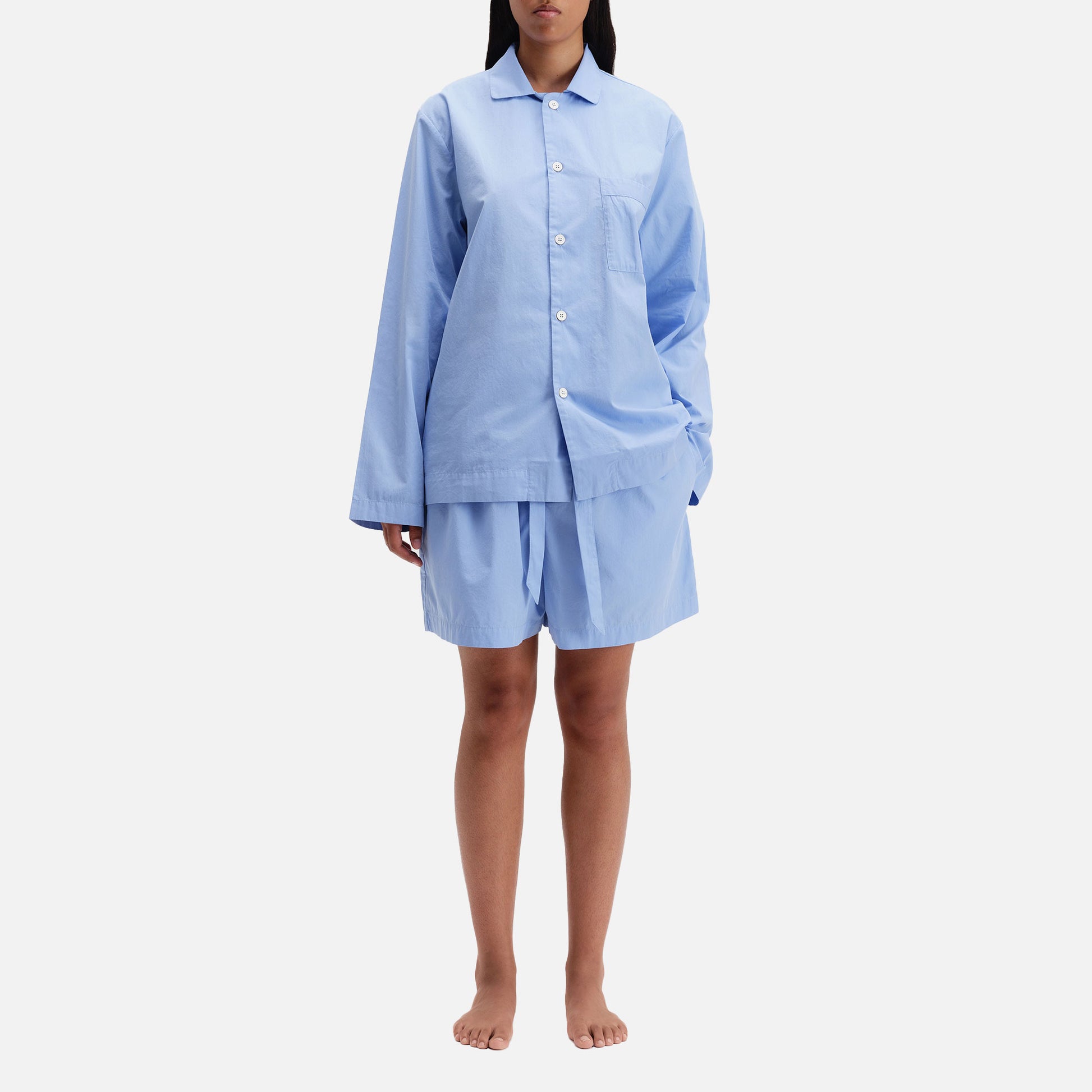 Poplin Shorts Cornflower Blue