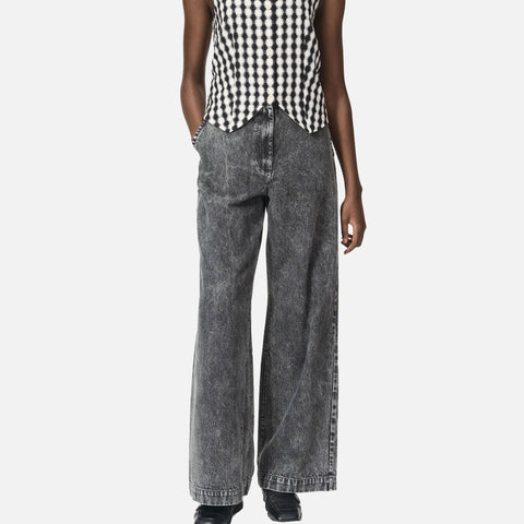 Porter Pants Black Marble