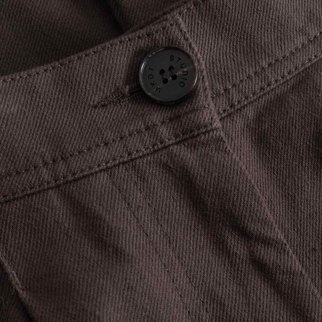 Prairie Cotton Twill Pants Dark Brown