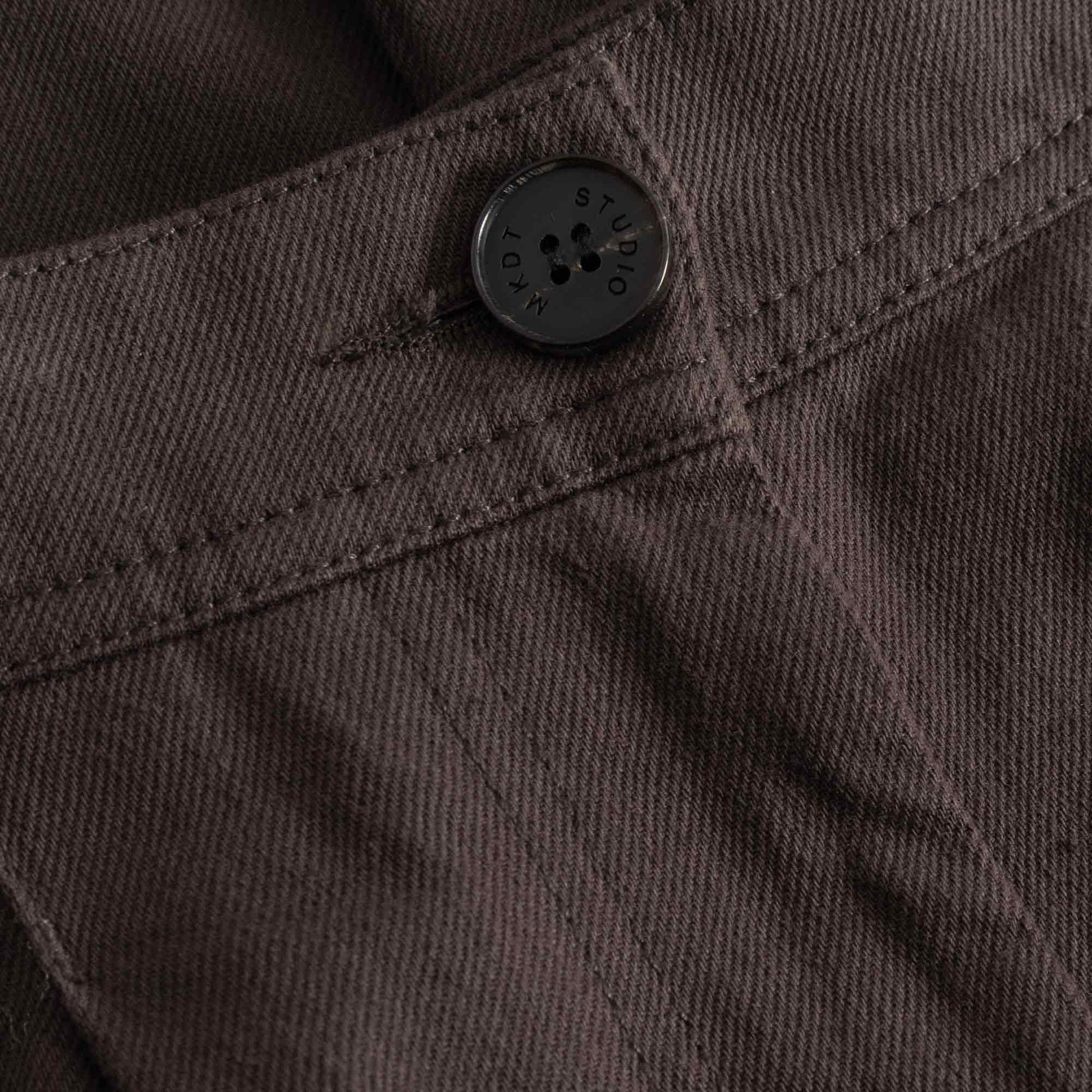 Prairie Cotton Twill Pants Dark Brown