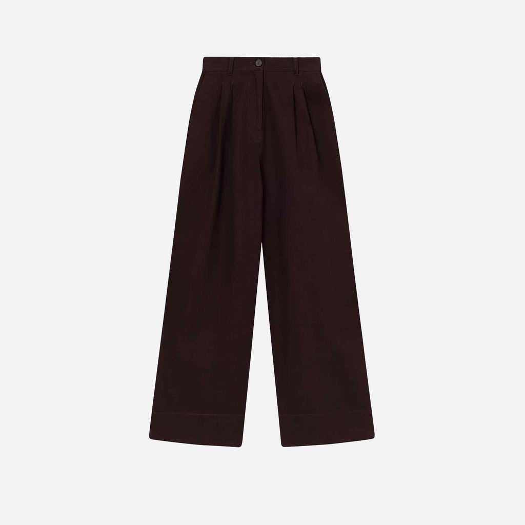 Prairie Cotton Twill Pants Fig