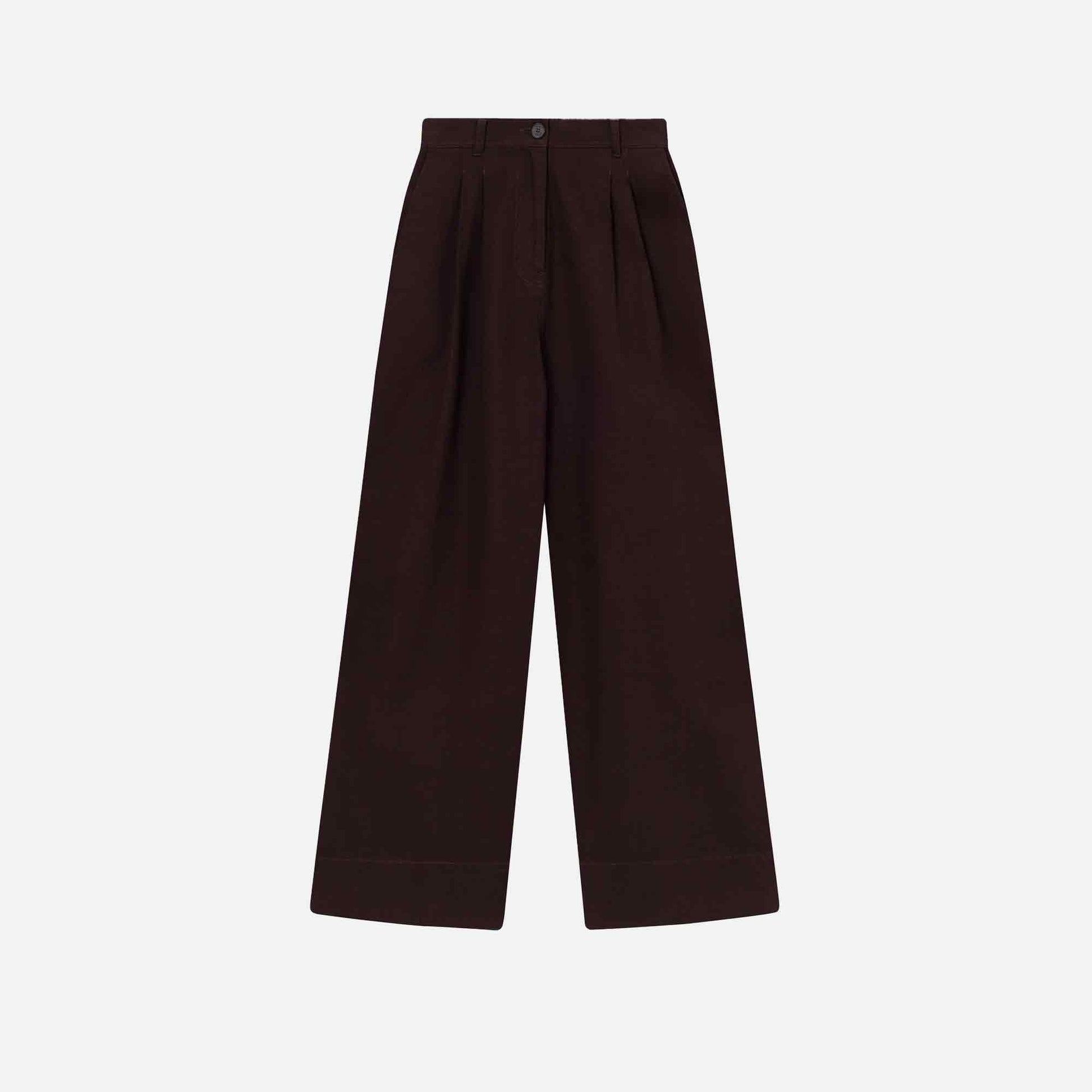 Prairie Cotton Twill Pants Fig