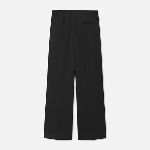 Priska Pants Eco Wool Twill Black