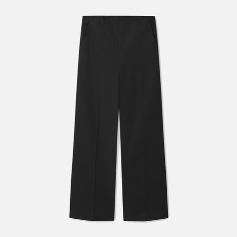 Priska Pants Eco Wool Twill Black