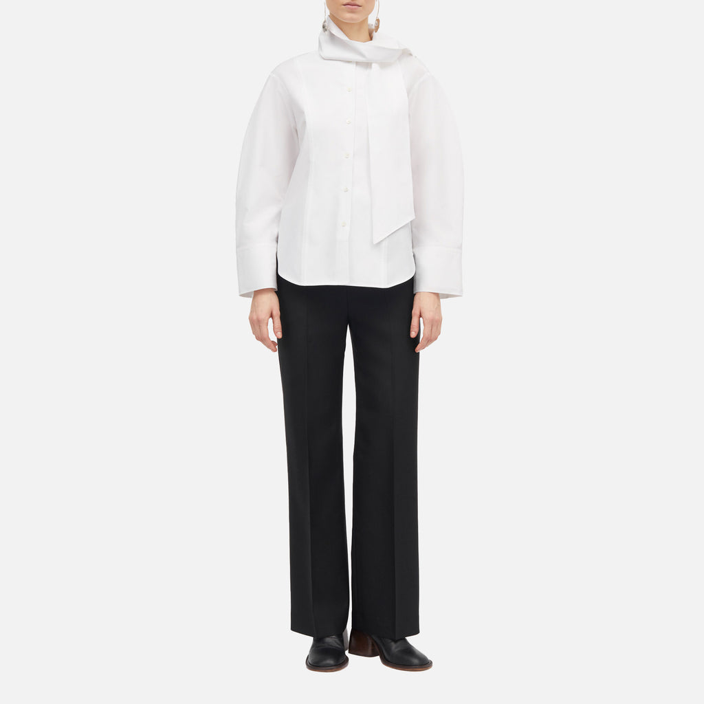 Priska Trousers Light Wool Black