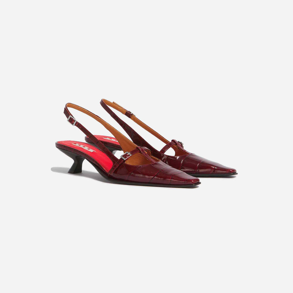 Pump Shoe Burgundy