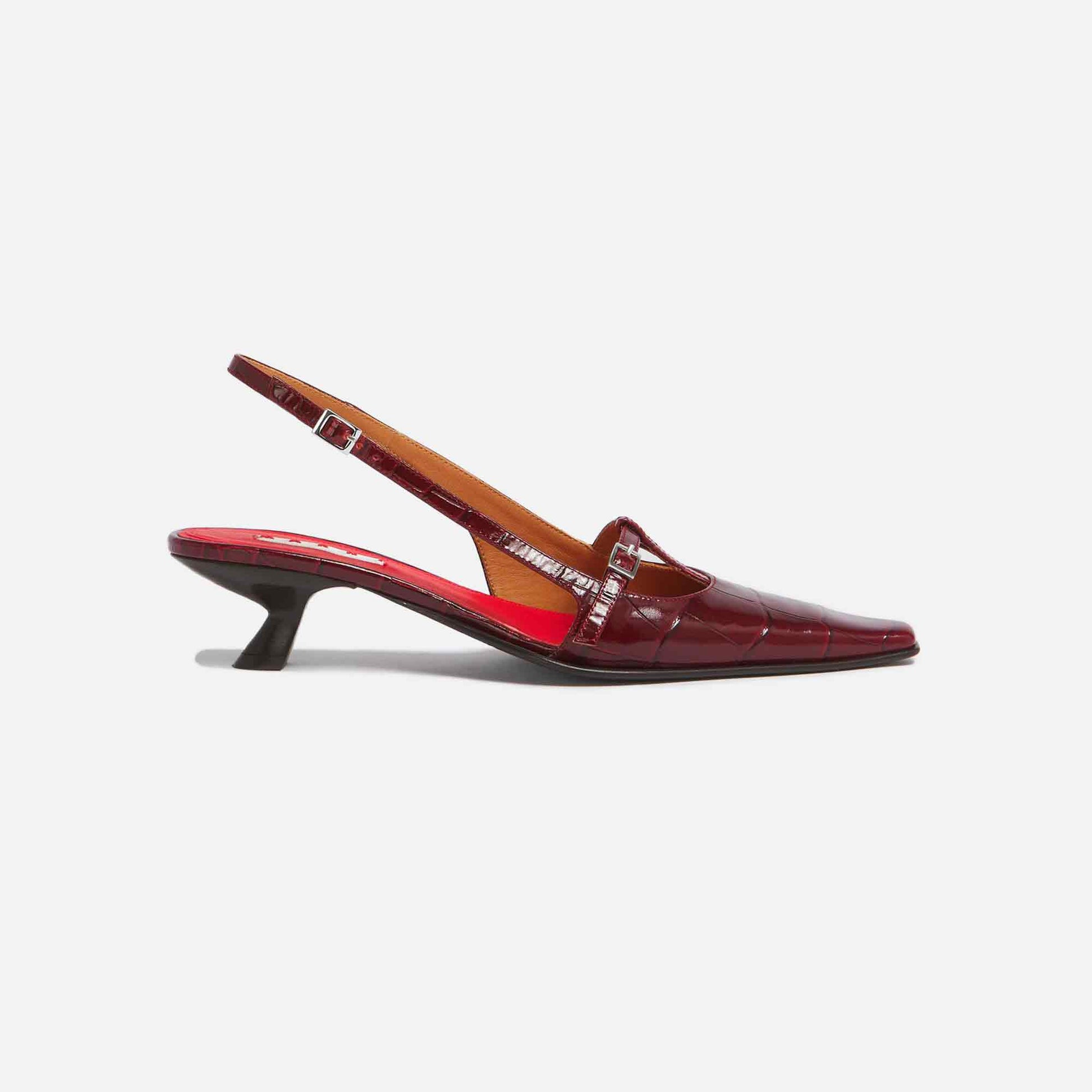 Pump Shoe Burgundy