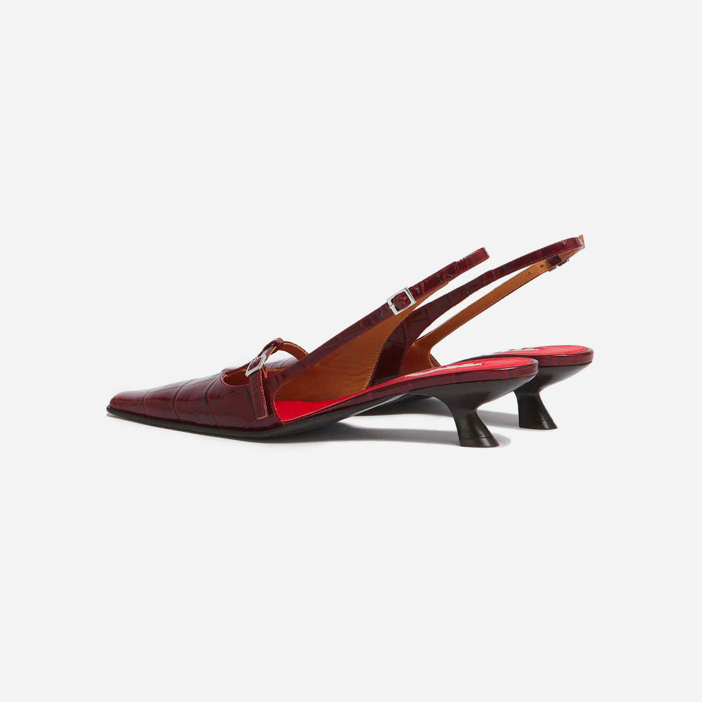 Pump Shoe Burgundy
