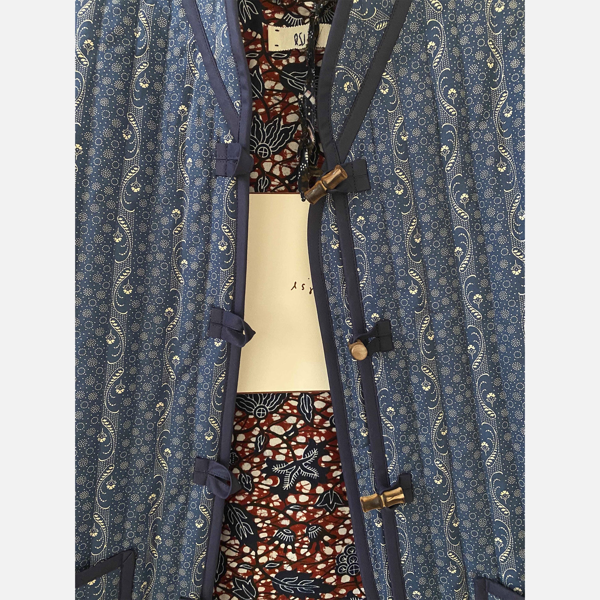 Quilt Jacket Indigo Paisley