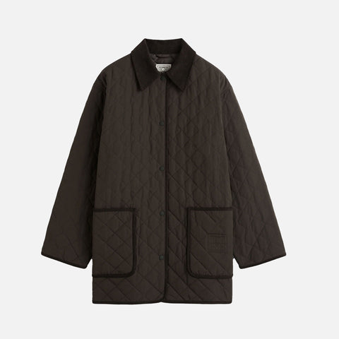 Quilted Barn Jacket Espresso