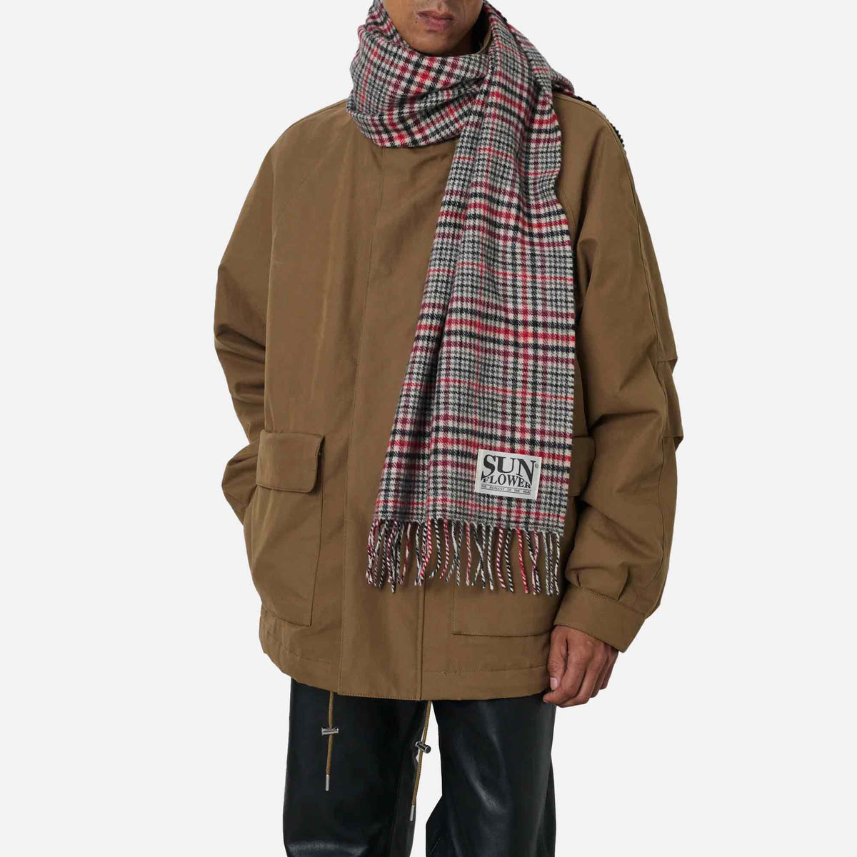 Wool Scarf Red