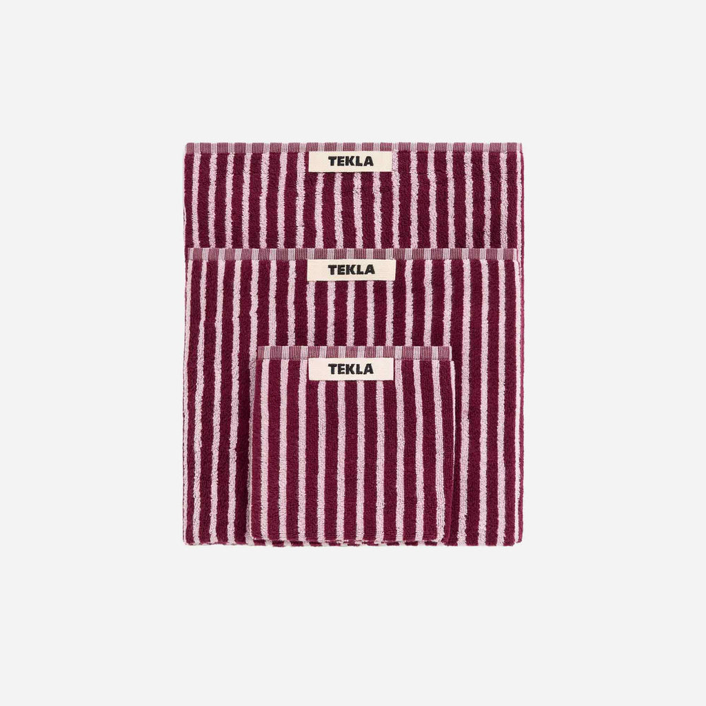 Hand Towel Red and Rose