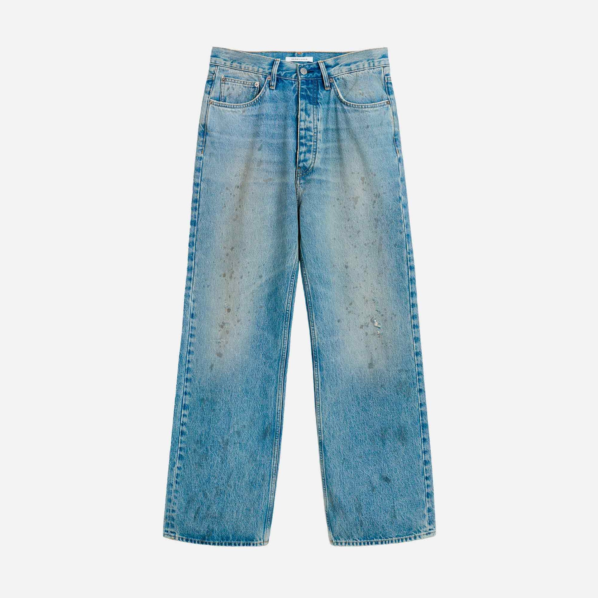 Relaxed Boot Jeans Paint Worn