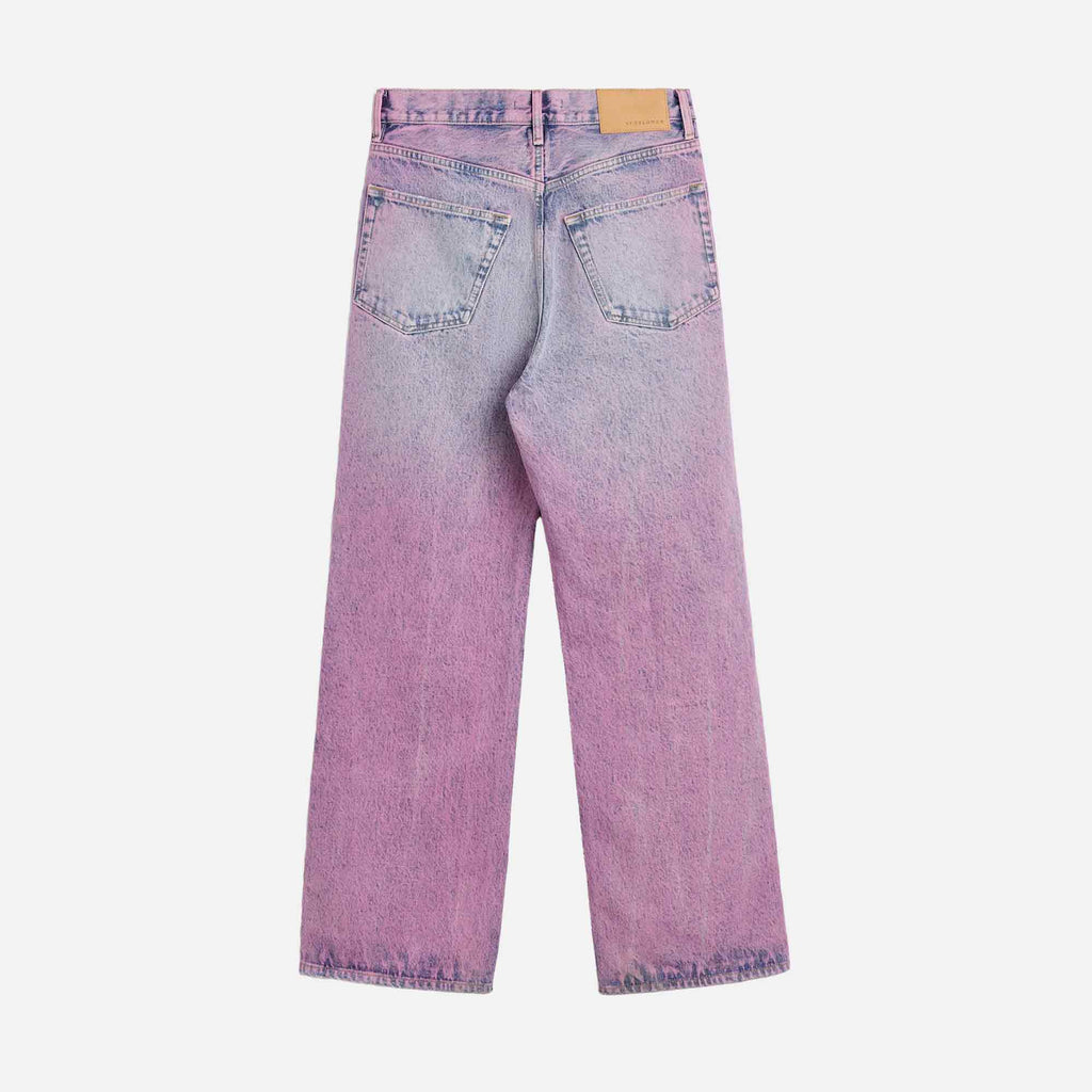 Relaxed Boot Jeans Pink Coat