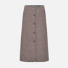 Reyna Skirt Beige Houndstooth