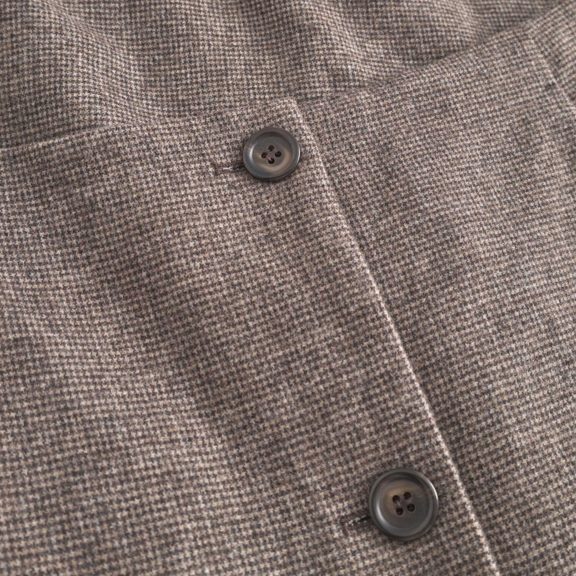 Reyna Skirt Beige Houndstooth