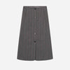 Reyna Skirt Charcoal Weave