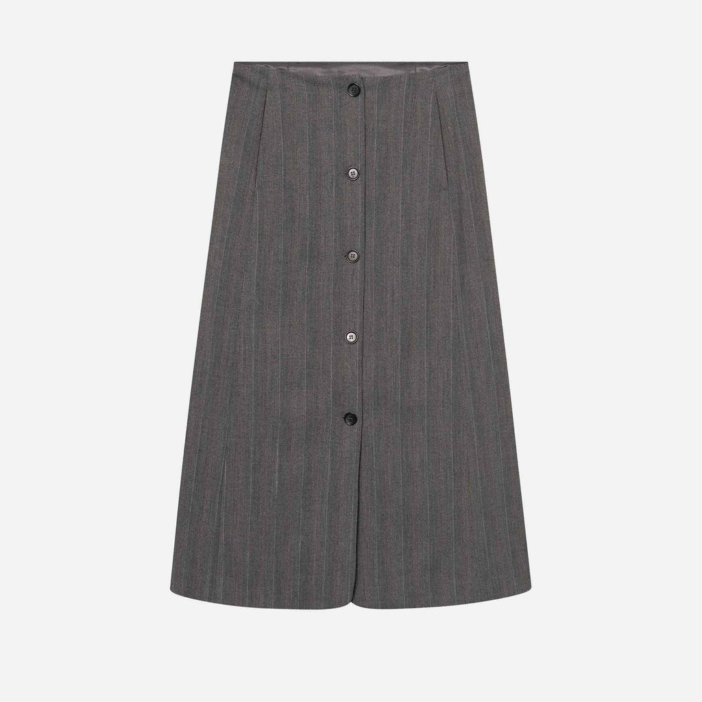 Reyna Skirt Charcoal Weave