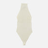 Ribbed Sleeveless Bodysuit Creme