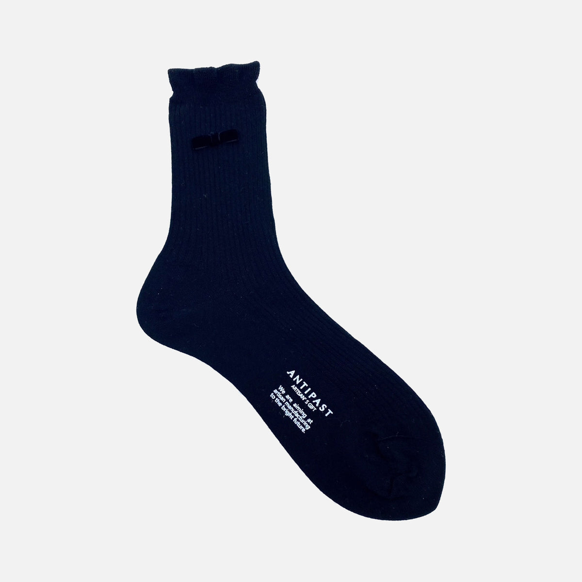 Ribbon Socks Black