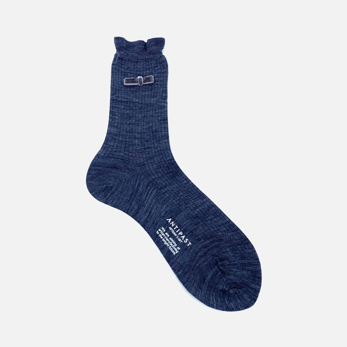 Ribbon Socks Mix Grey