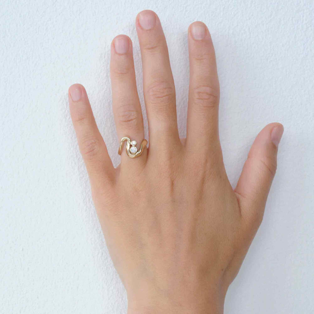 Rubato Grande Ring Gold