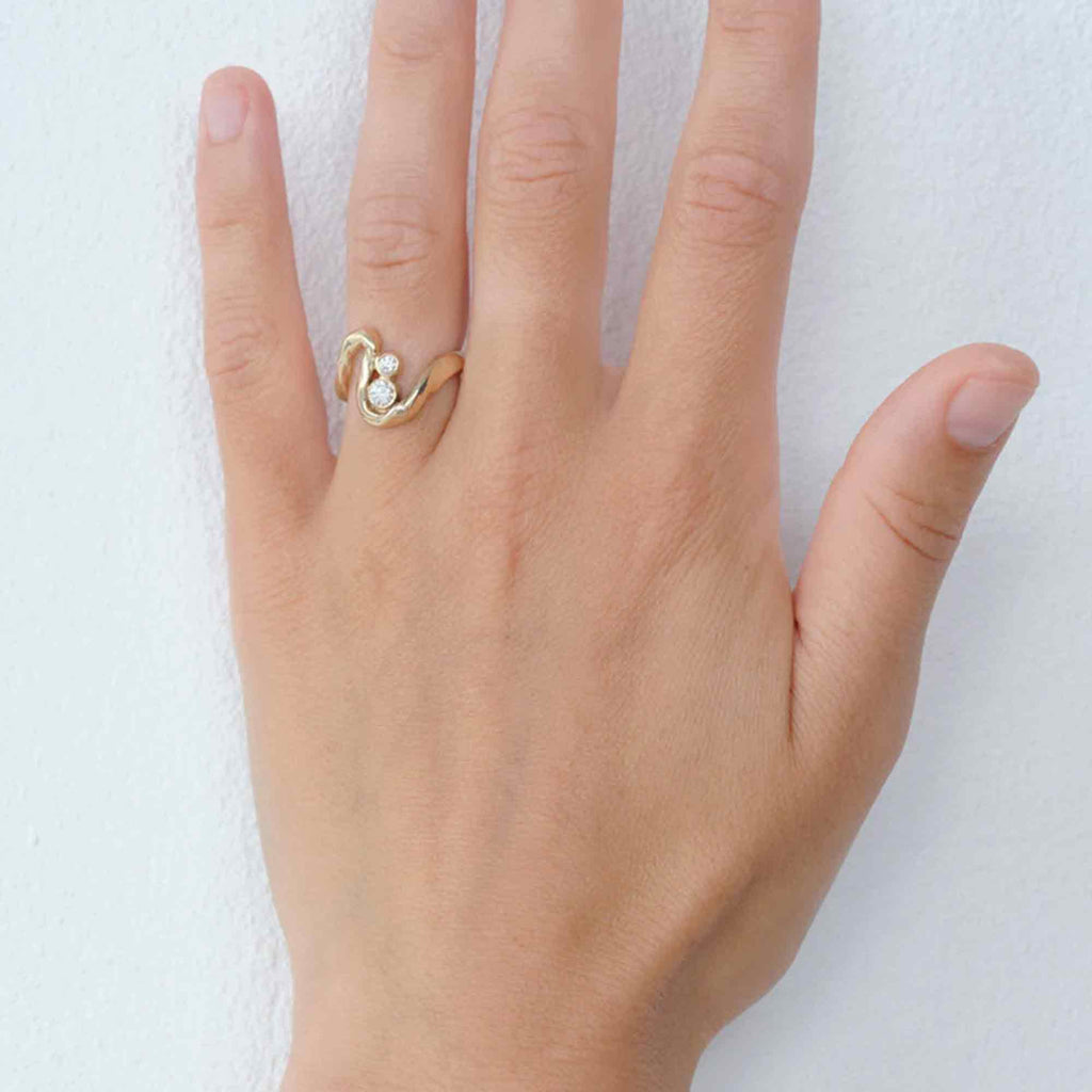 Rubato Grande Ring Gold