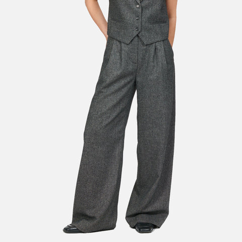 Russel Pants Dark Grey Melange