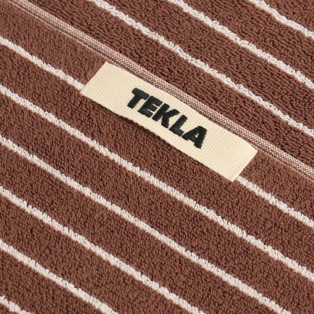 Hand Towel Rust Stripes