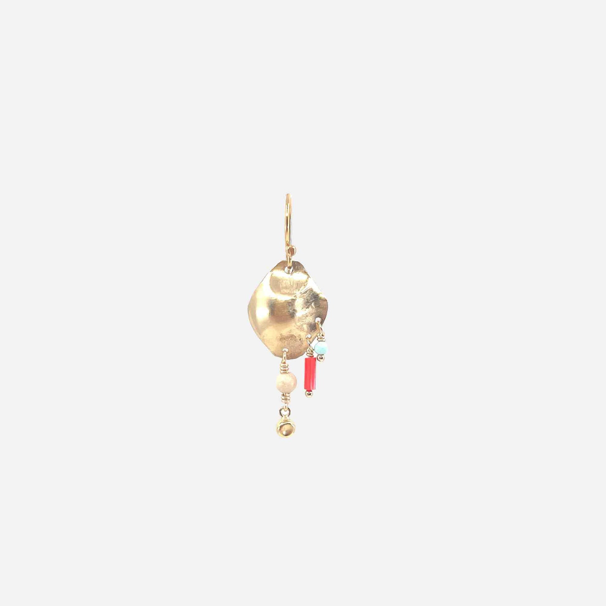 Ruth Earring Red Mix