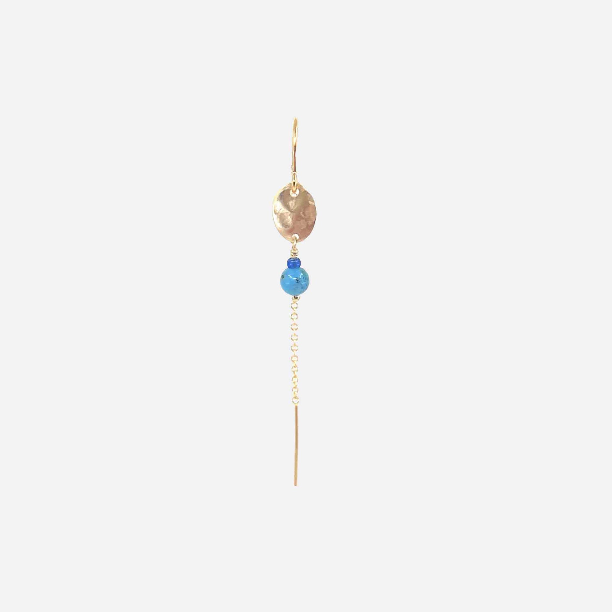 Ry Earring Blue Opal