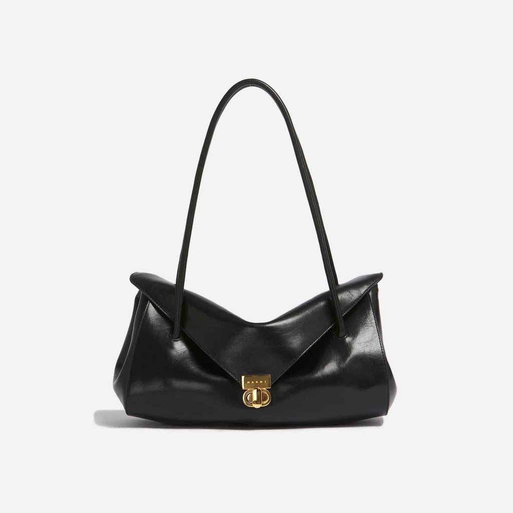 East West Shoulder Bag Black