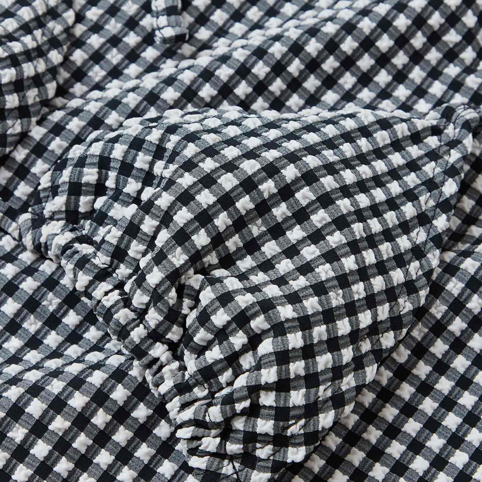 Sabrina Bikini Seersucker Black Gingham