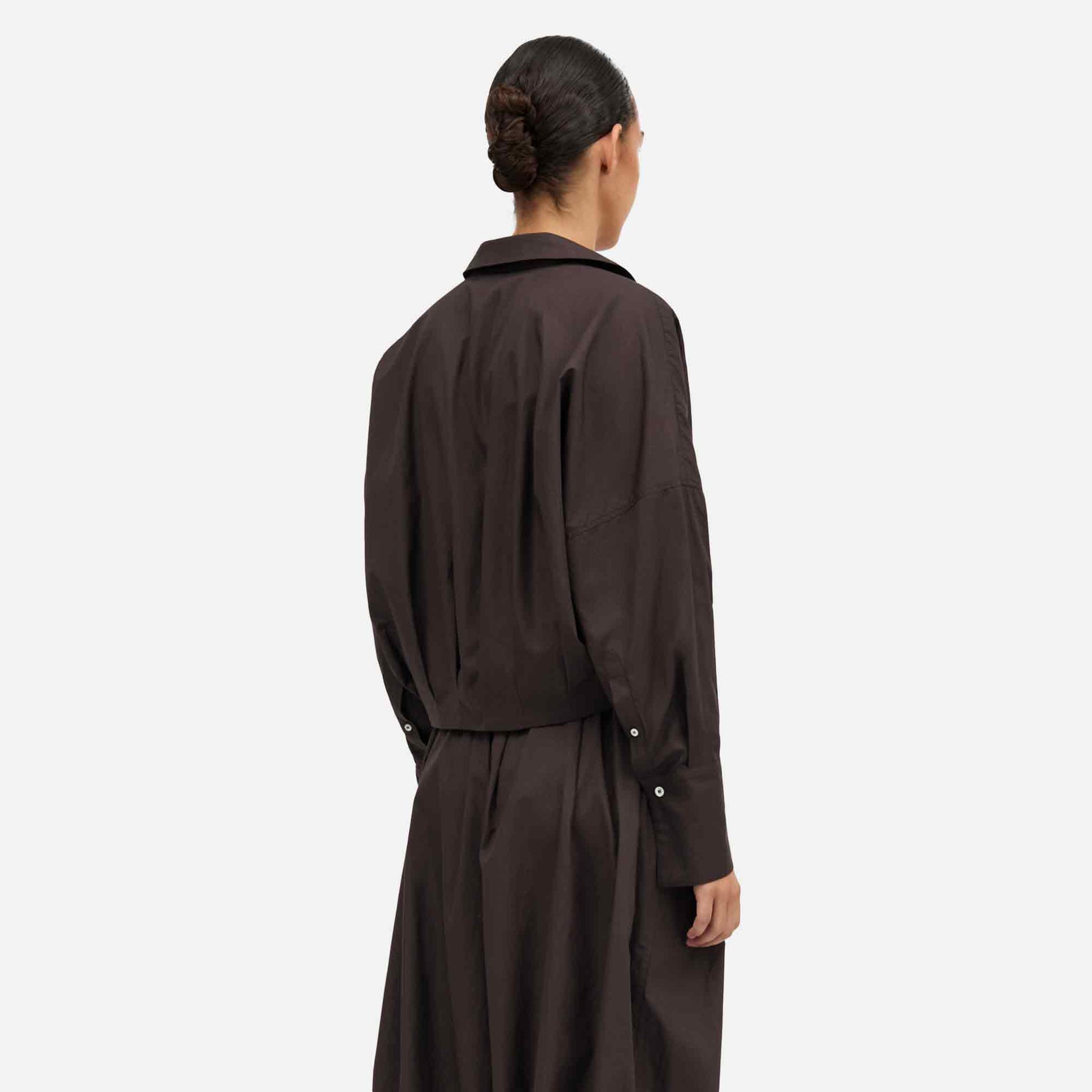 Saina Poplin Shirt After Dark