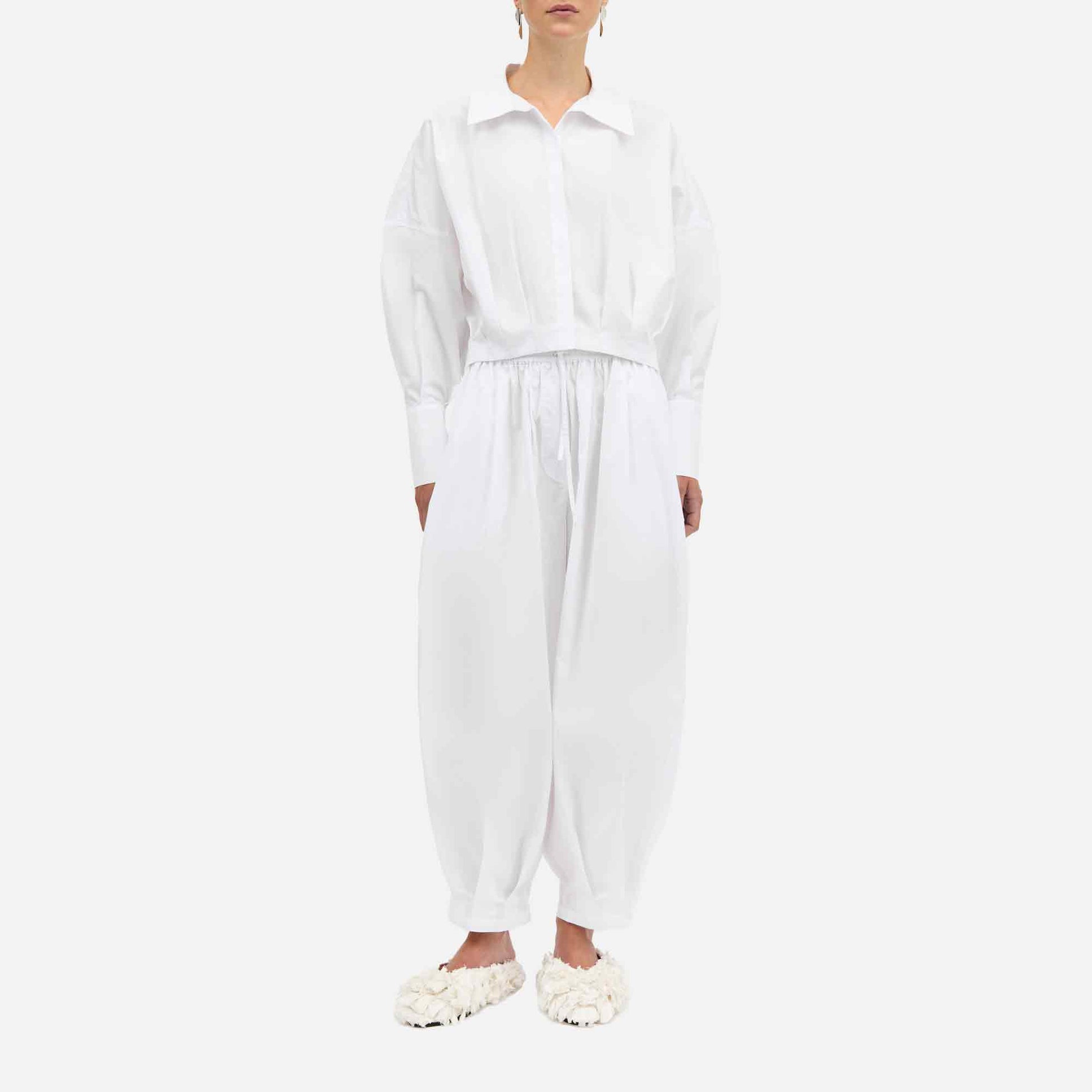 Saina Poplin Shirt White