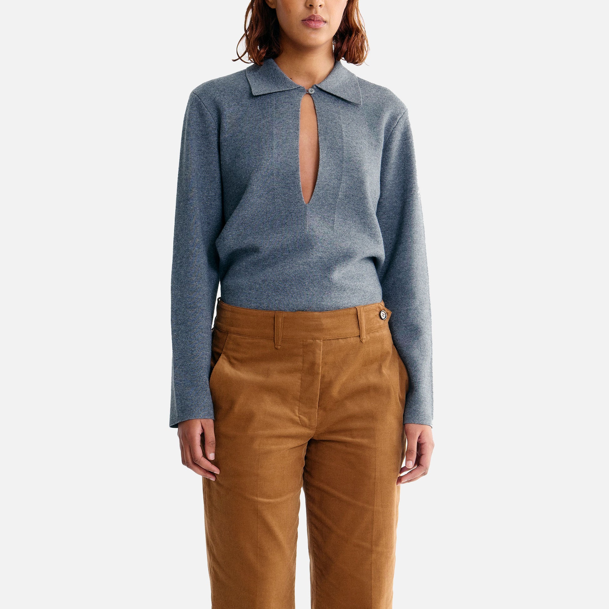 Salma Pullover Grey Melange