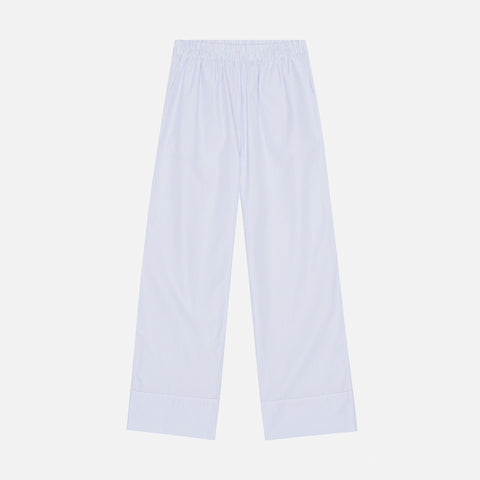 Sam Piping Pants Blue/Ecru Stripe