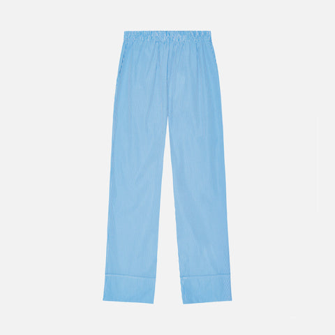Sam Piping Pants Mini Turquoise/White