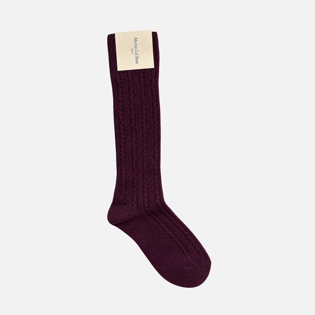 Scotland Knee Socks Bordeaux