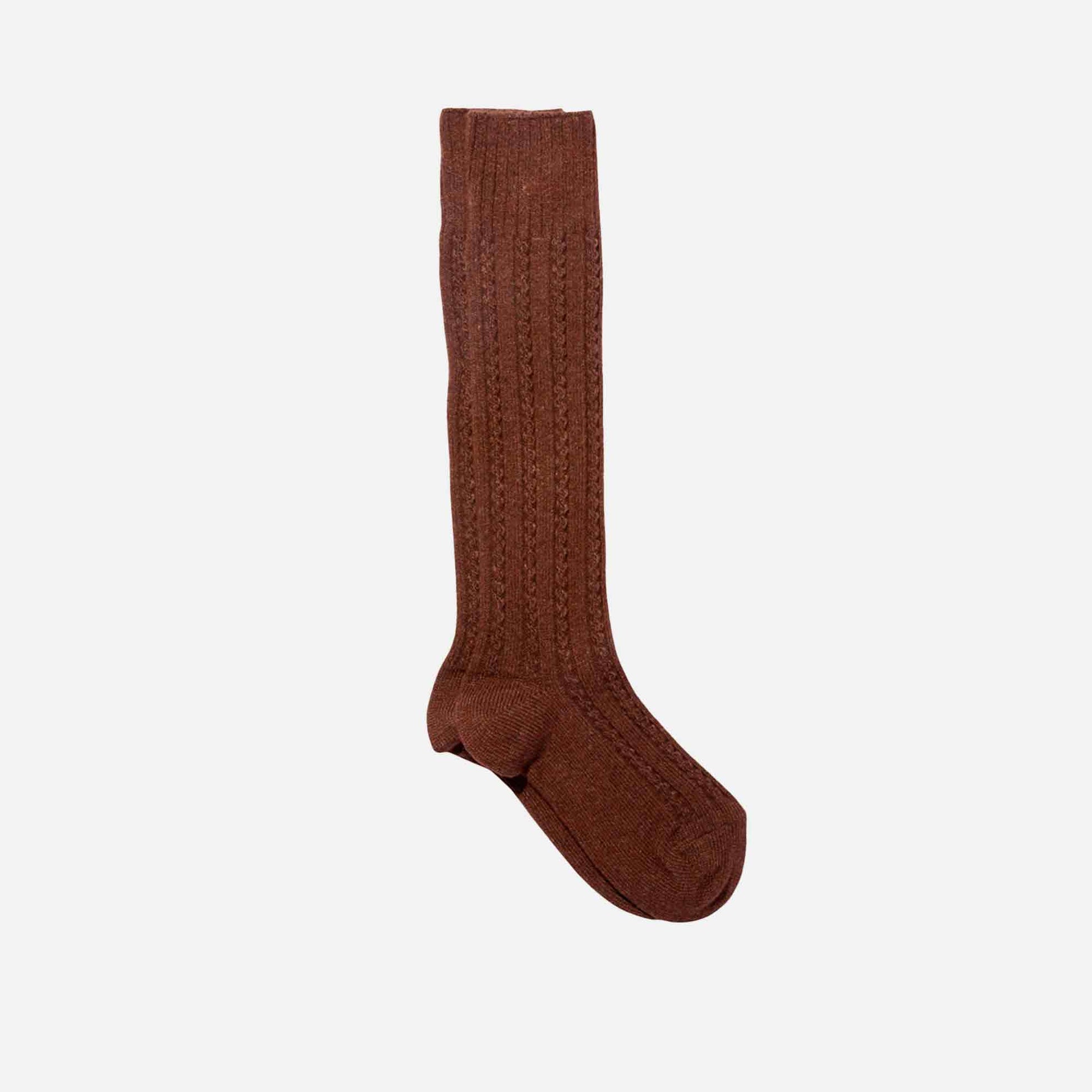 Scotland Knee Socks Brown