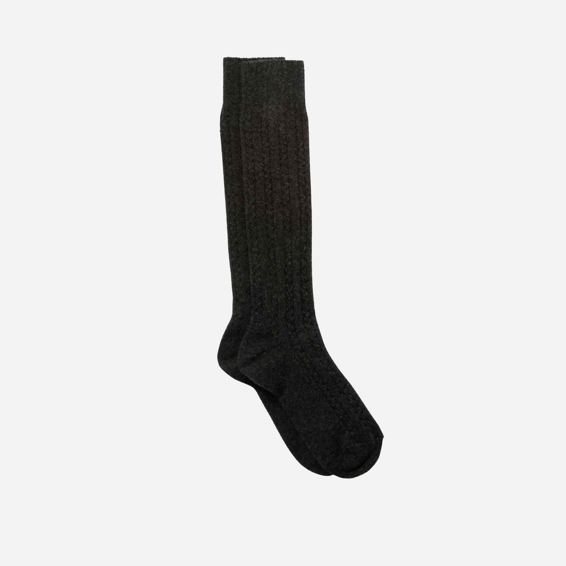 Scotland Knee Socks Dark Grey Melange