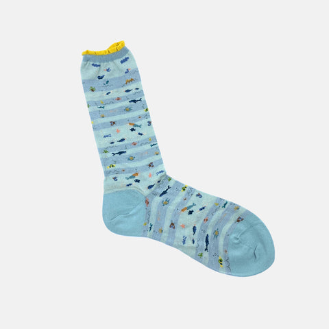 Sea Paradise Socks Mint