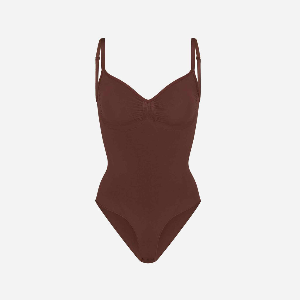 Seamless Sculpt Brief Bodysuit Cocoa