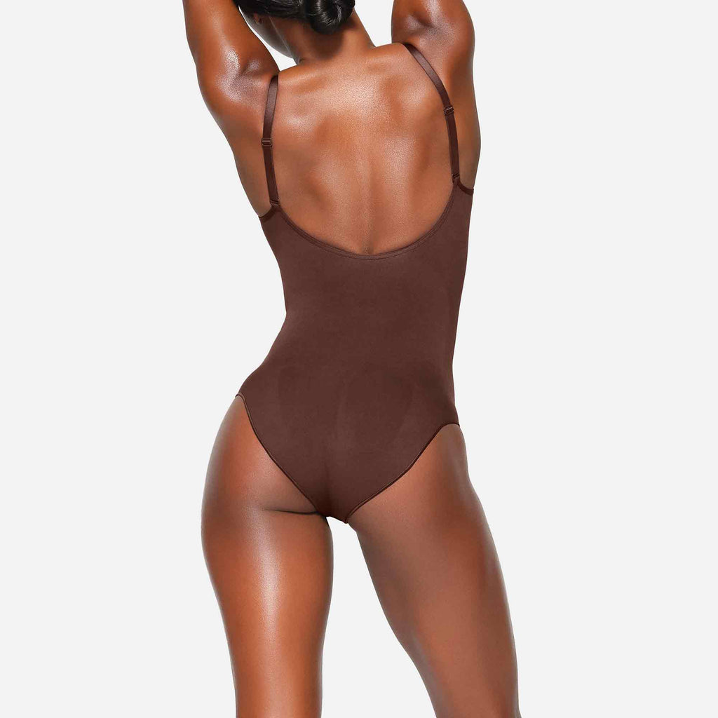 Seamless Sculpt Brief Bodysuit Cocoa