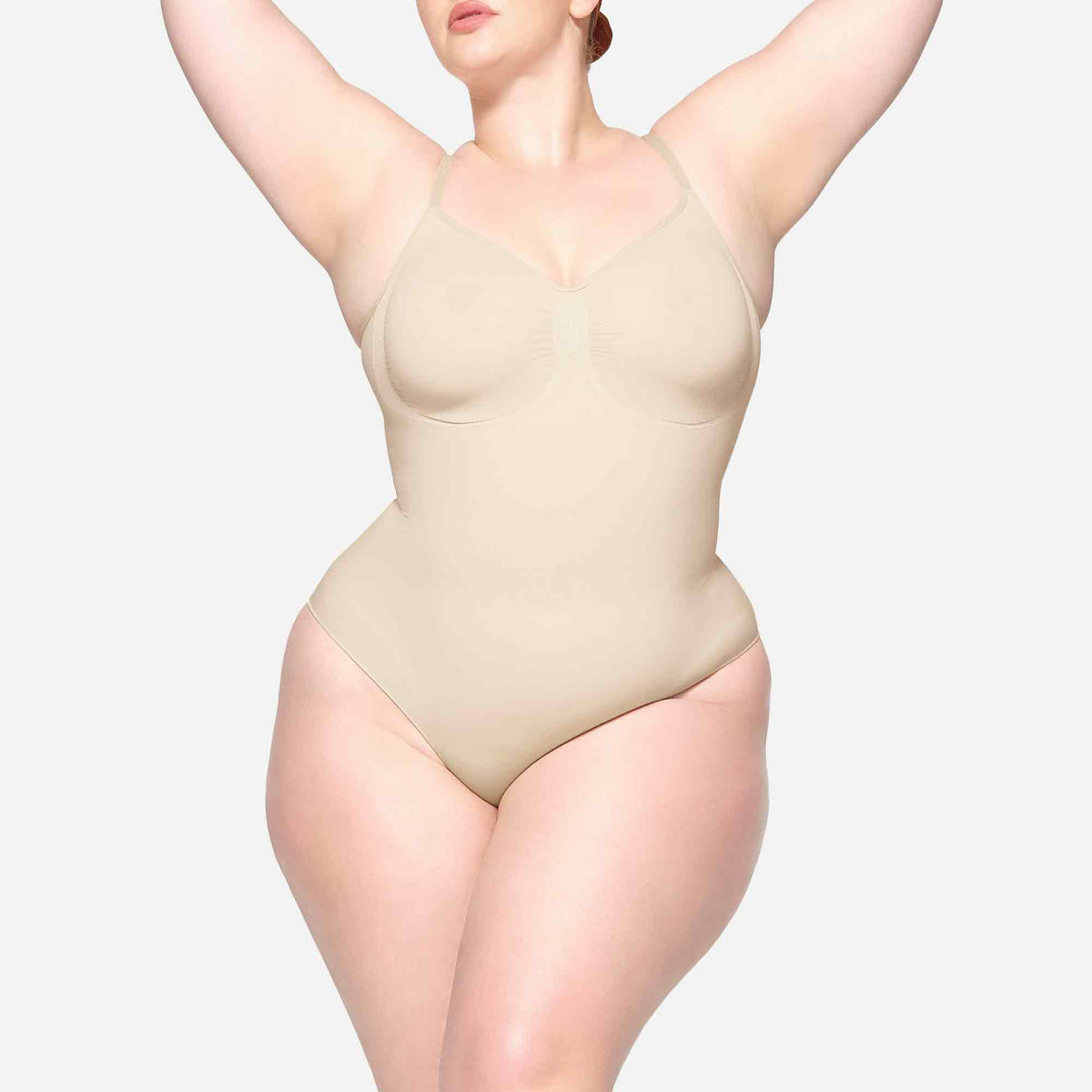 Seamless Sculpt Brief Bodysuit Sand