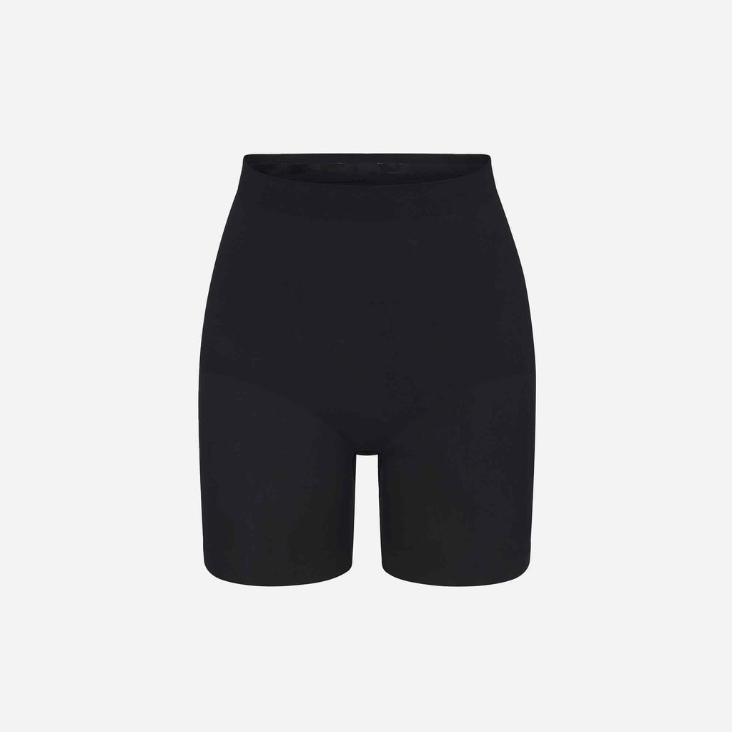 Seamless Sculpt Mid Thigh Short Onyx