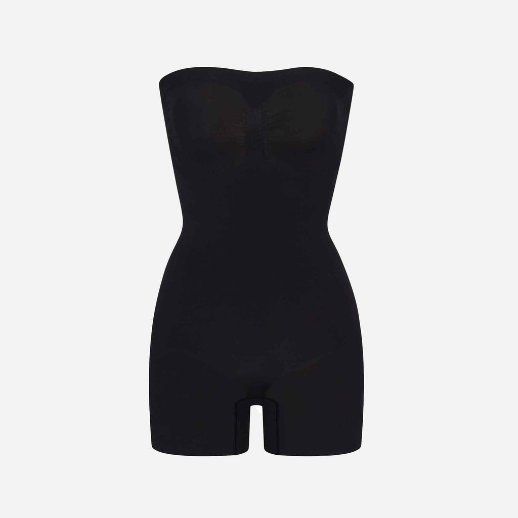 Seamless Sculpt Strapless Shortie Bodysuit Onyx