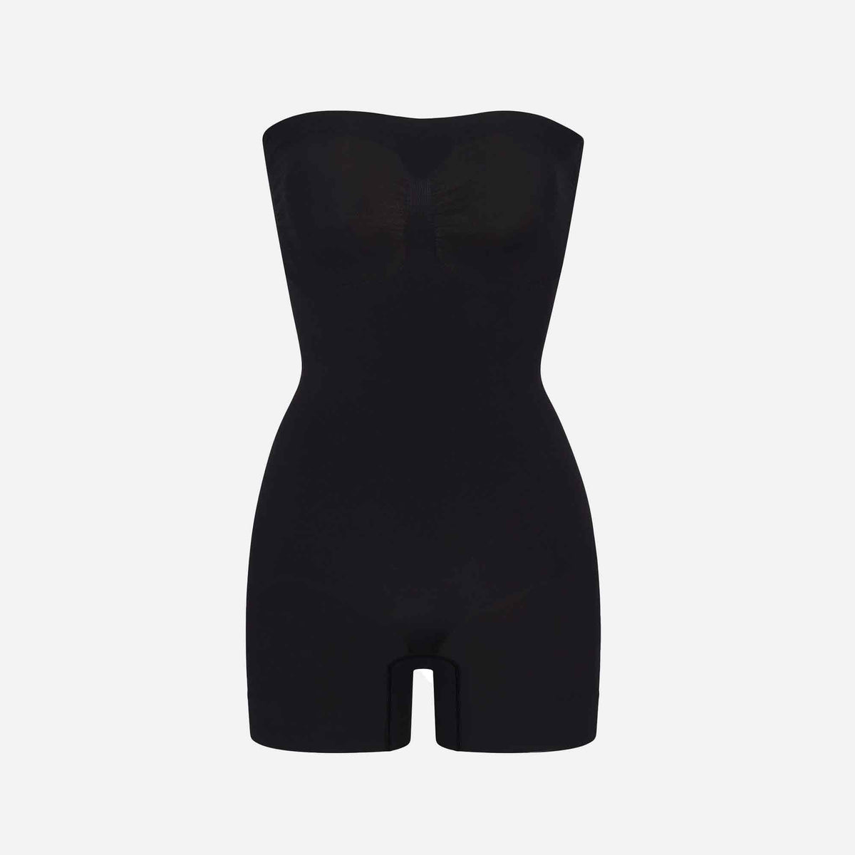Seamless Sculpt Strapless Shortie Bodysuit Onyx