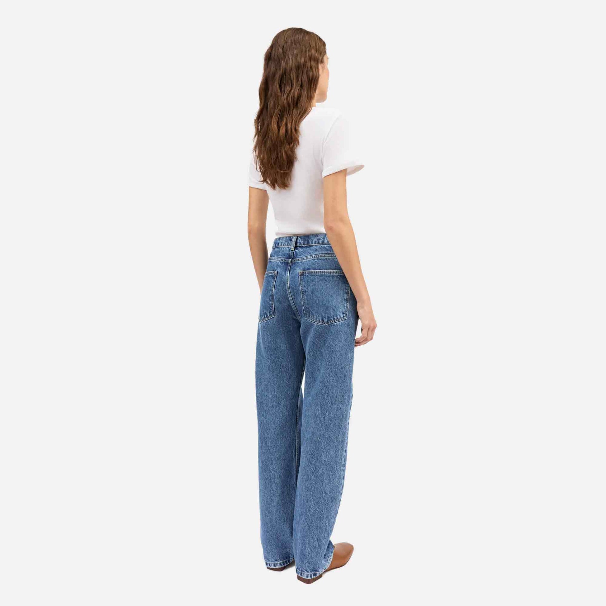 Sharon Straight Jeans Slouchy Blue