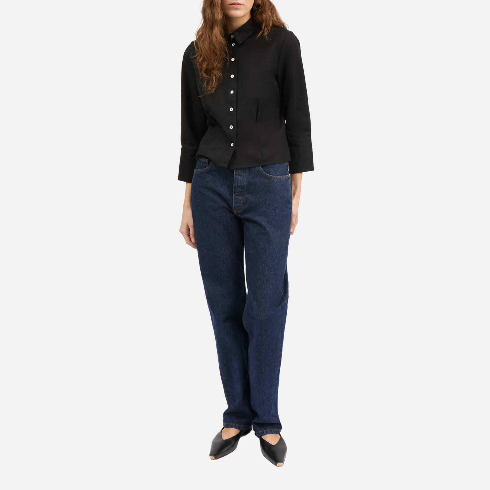 Sharon Straight Jeans Indigo Blue